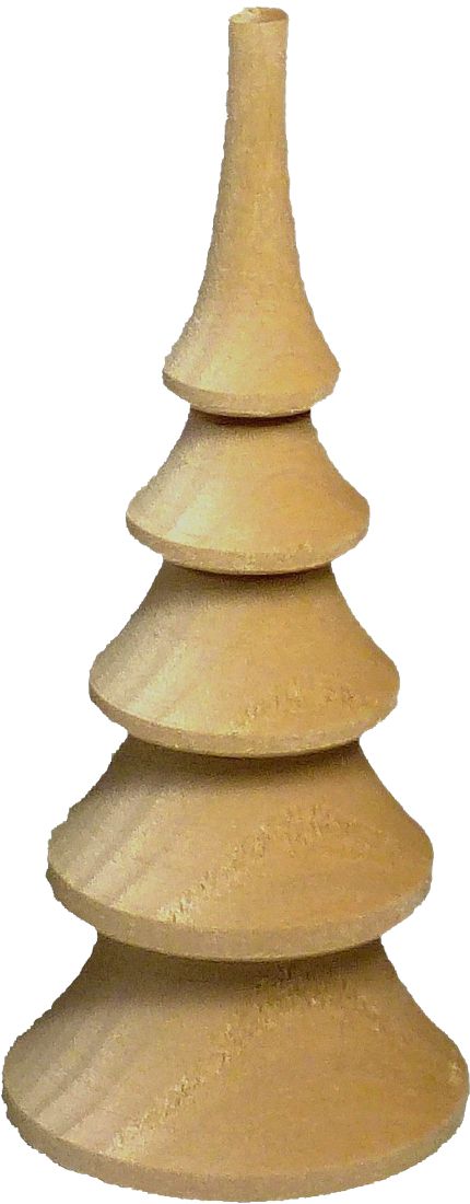 Baum gedrechselt - 11 cm