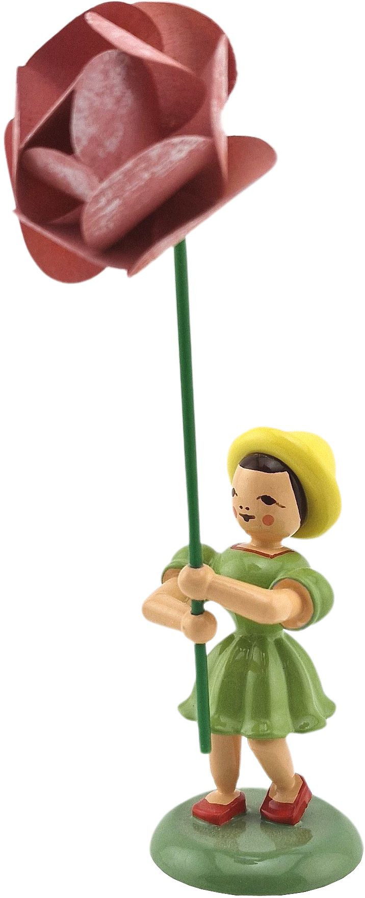 Blank Blumenkind mit Pfingstrose, farbig