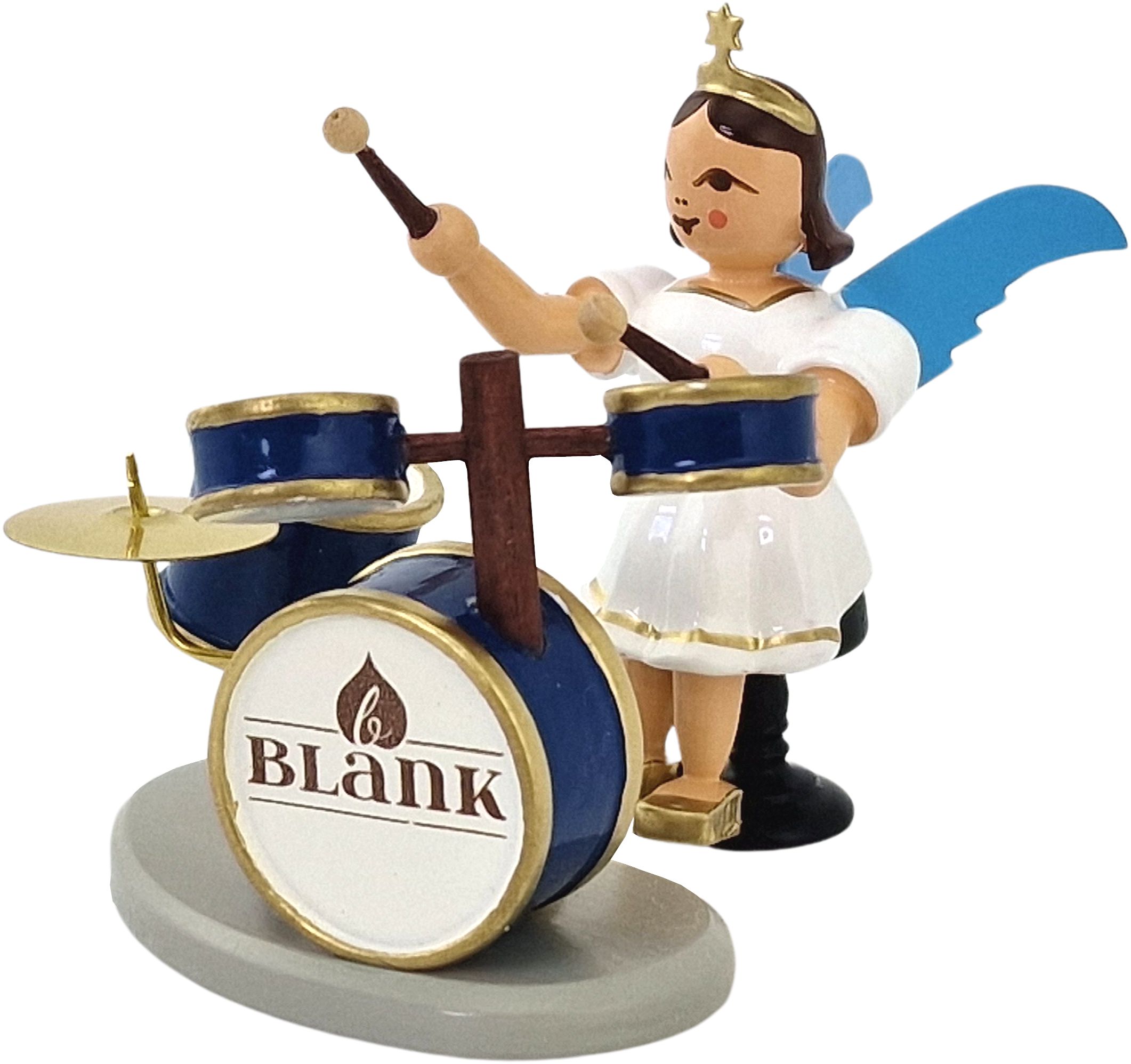 Blank Kurzrockengel mit Schlagzeug, farbig