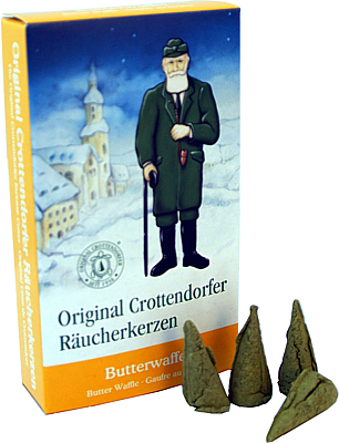 Crottendorfer Räucherkerzen Butterwaffel