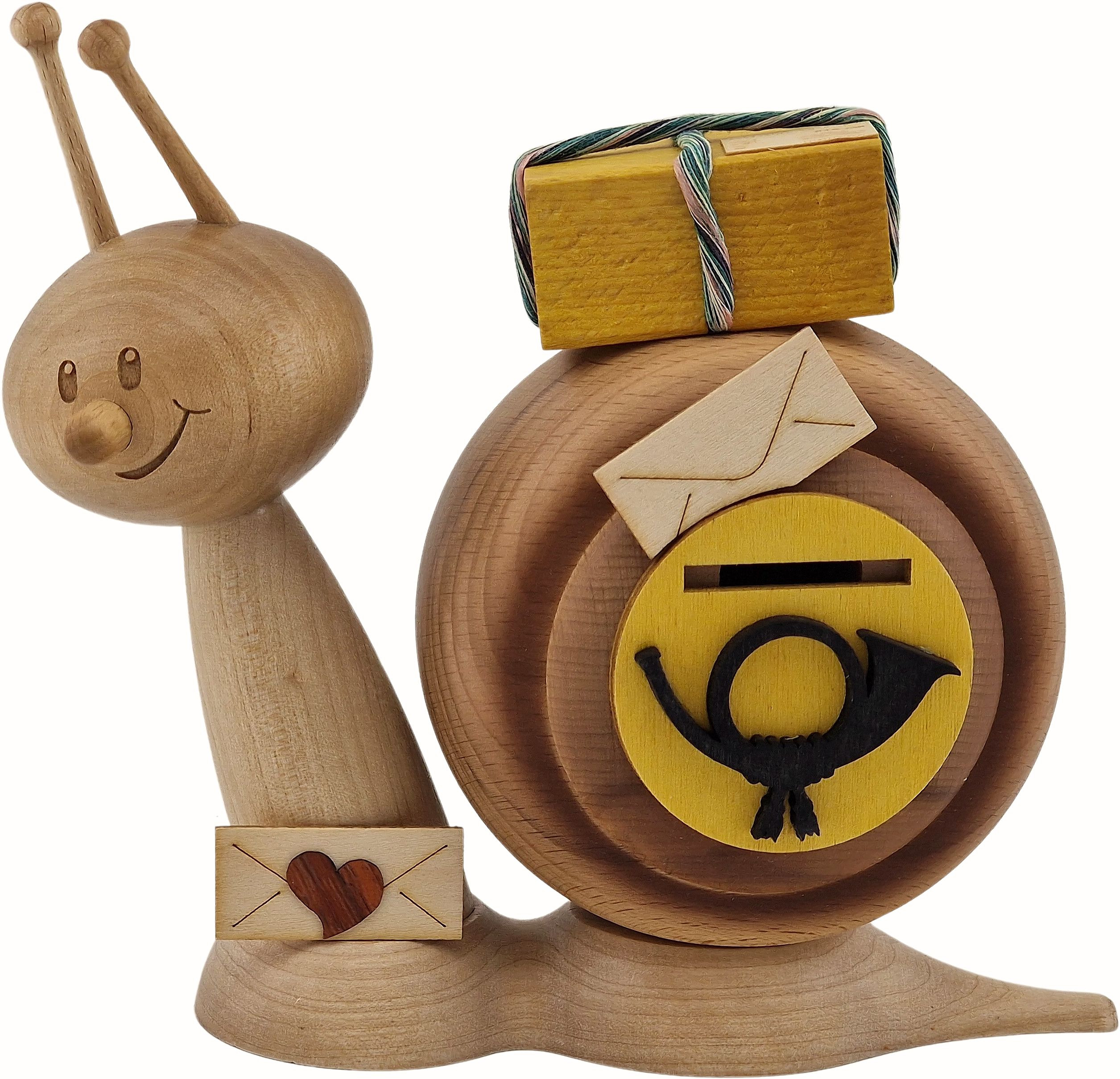 Drechslerei Kuhnert Räucherfigur Postschnecke