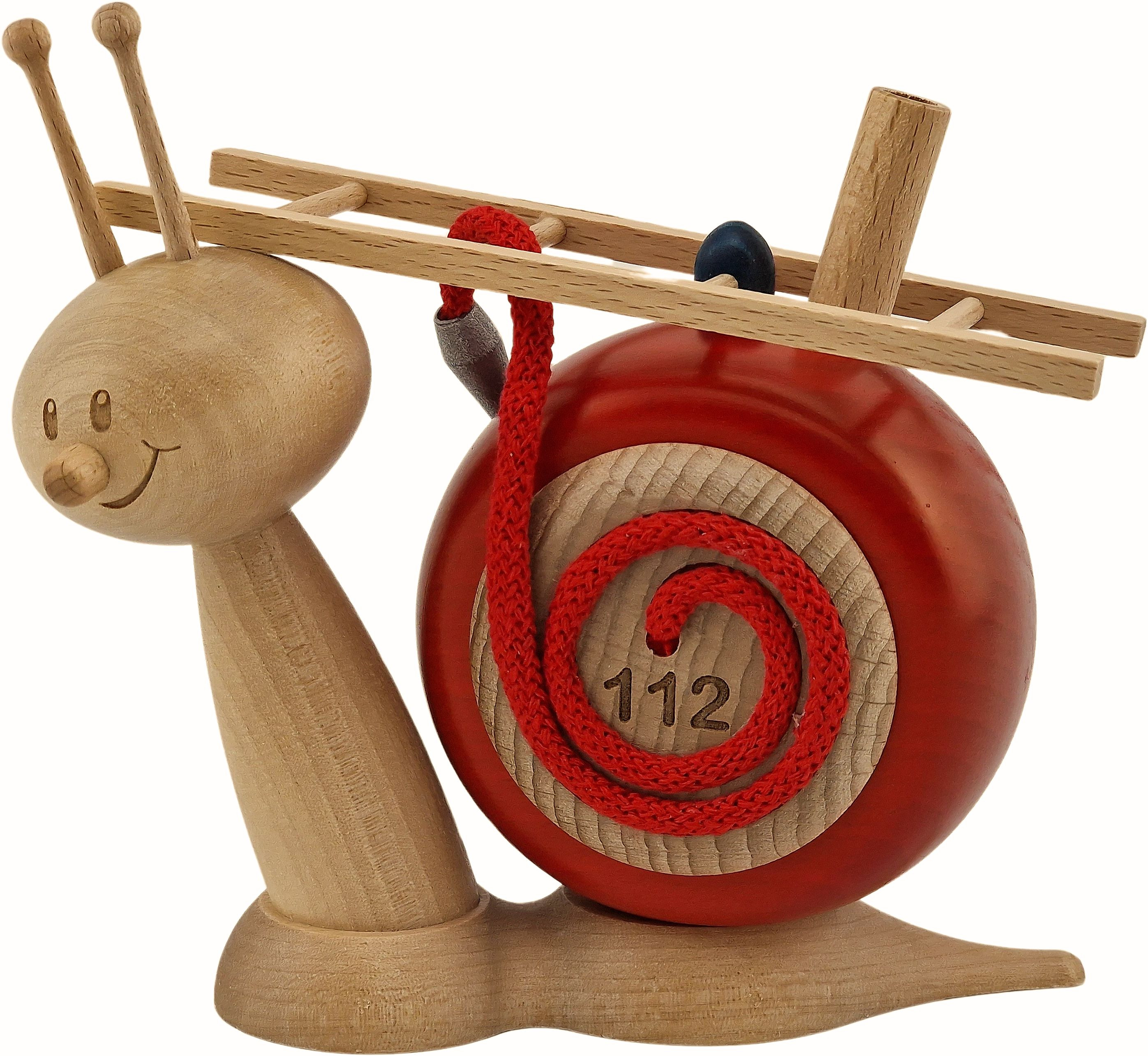 Drechslerei Kuhnert Räucherfigur Feuerwehrschnecke