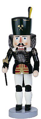 Erzgebirgische Holzkunst Gahlenz Nussknacker Bergmann 52cm