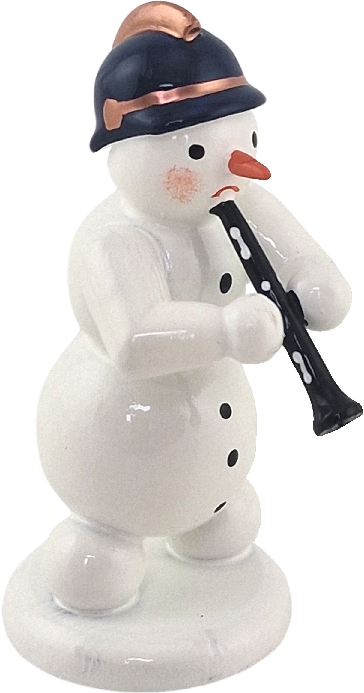 Ellmann Schneemann mit Klarinette