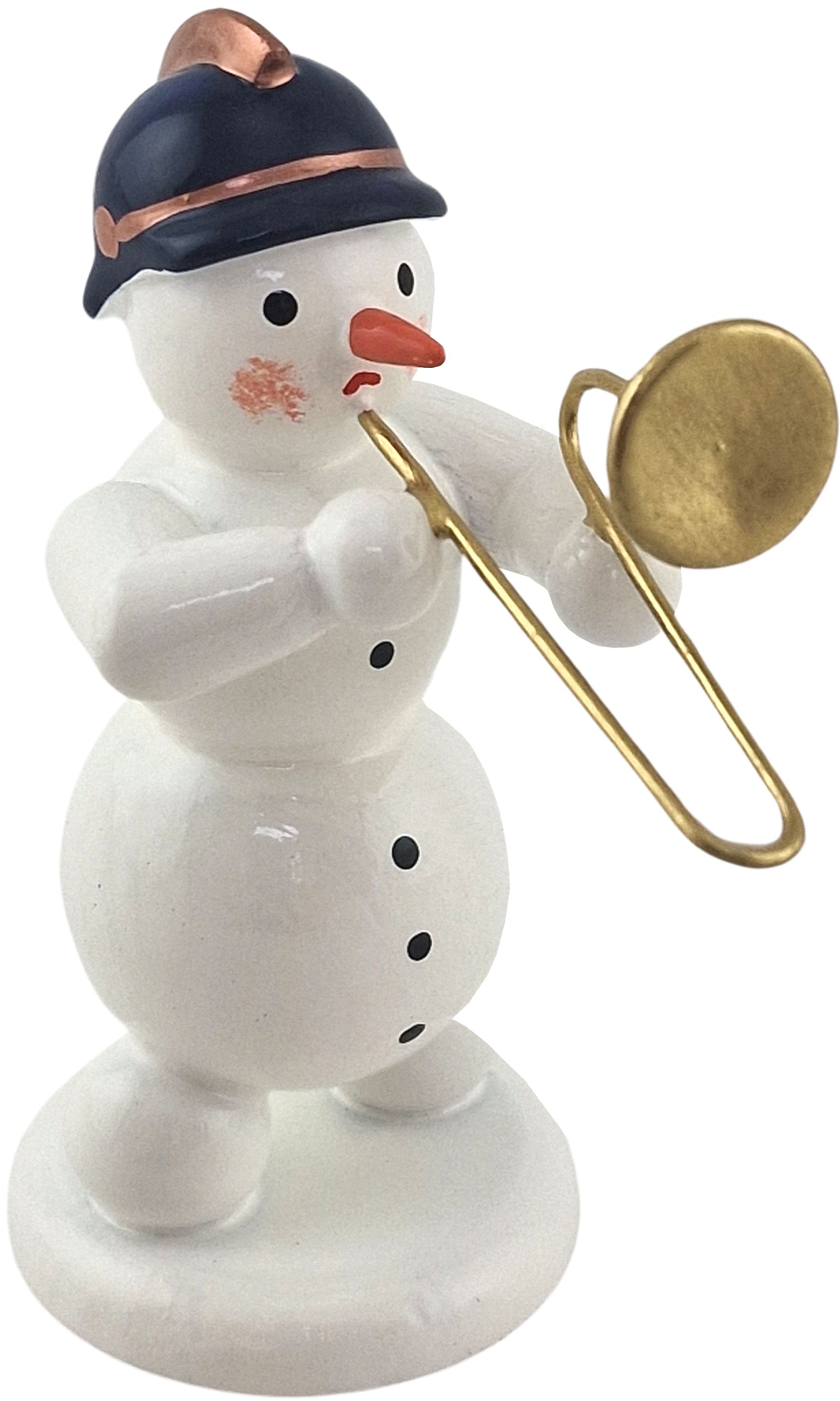 Ellmann Schneemann mit Posaune
