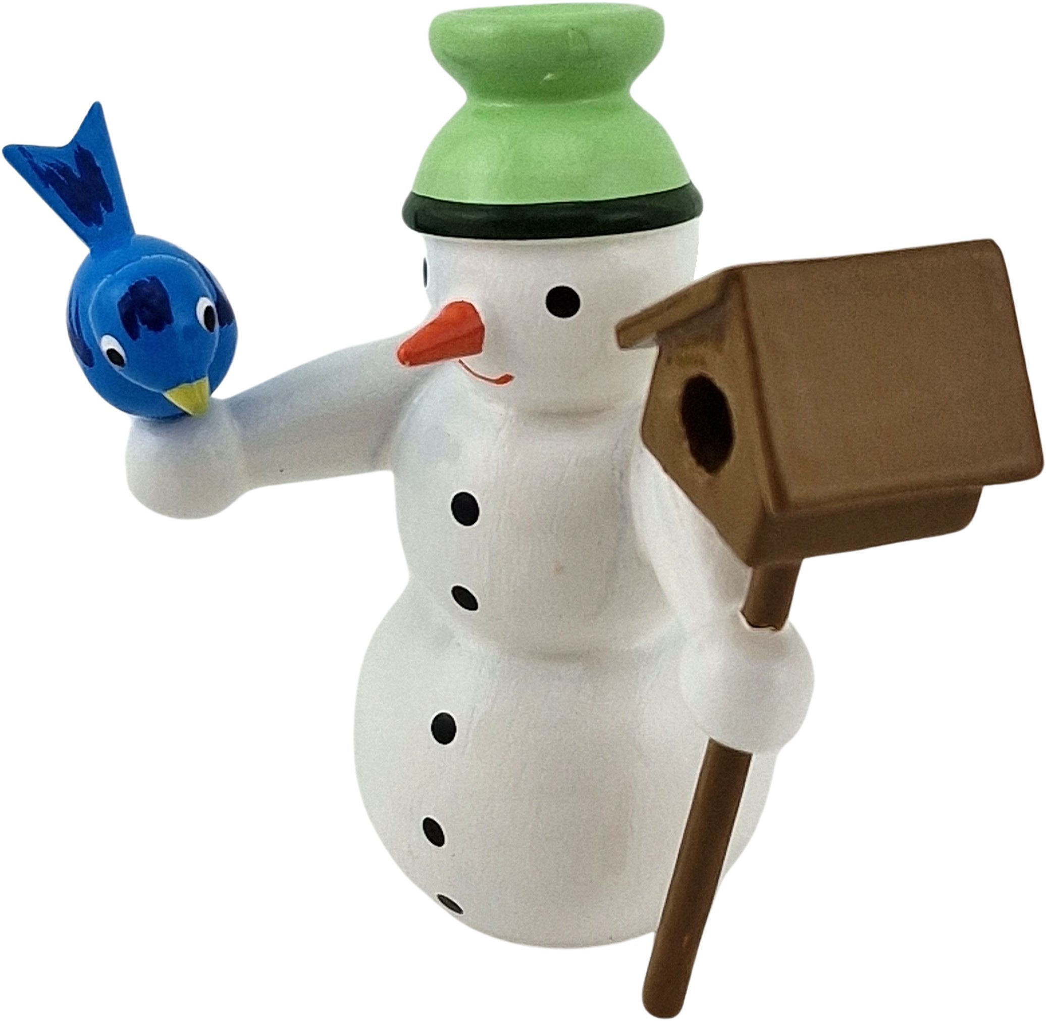 Ellmann Schneemann - mit Vogelhaus