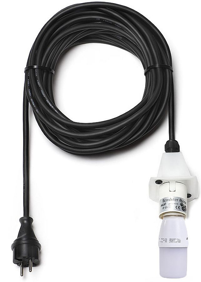 Herrnhuter Kabel für A4/A7 - 10m Deckel opal LED
