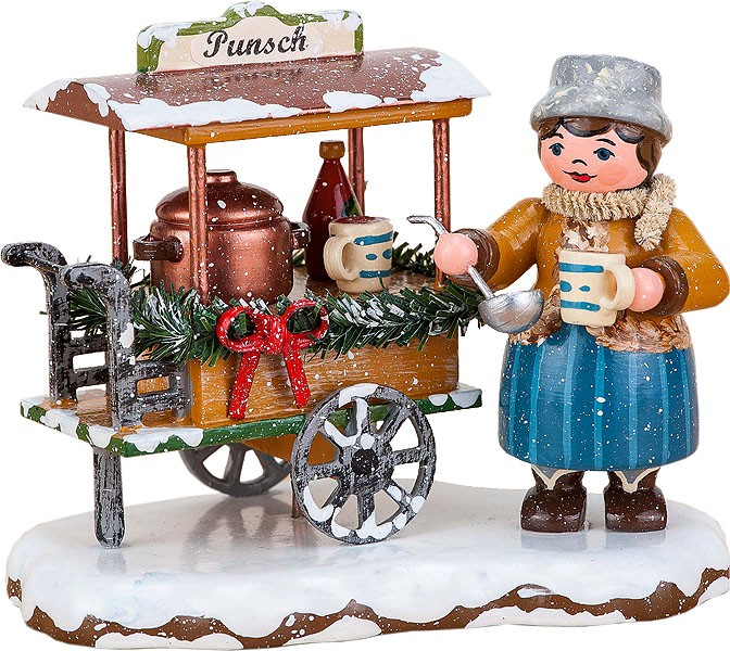 Hubrig Volkskunst Winterkinder - Punschwagen
