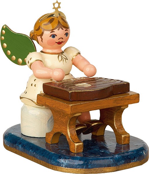 Hubrig Volkskunst Engel mit Zither