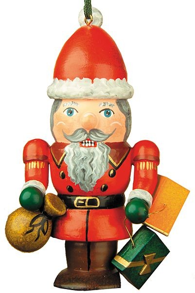 Hubrig Volkskunst Baumbehang Nussknacker, Weihnachtsmann