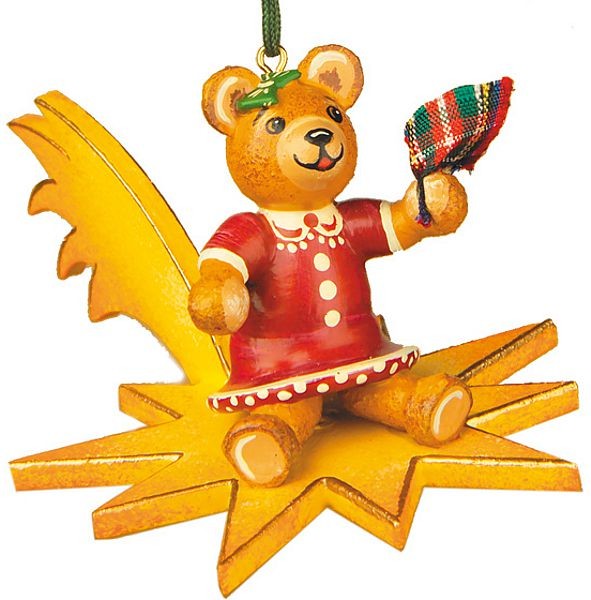 Hubrig Volkskunst Baumbehang Teddy, Tschüss