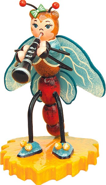 Hubrig Volkskunst Käfer - Libelle mit Klarinette