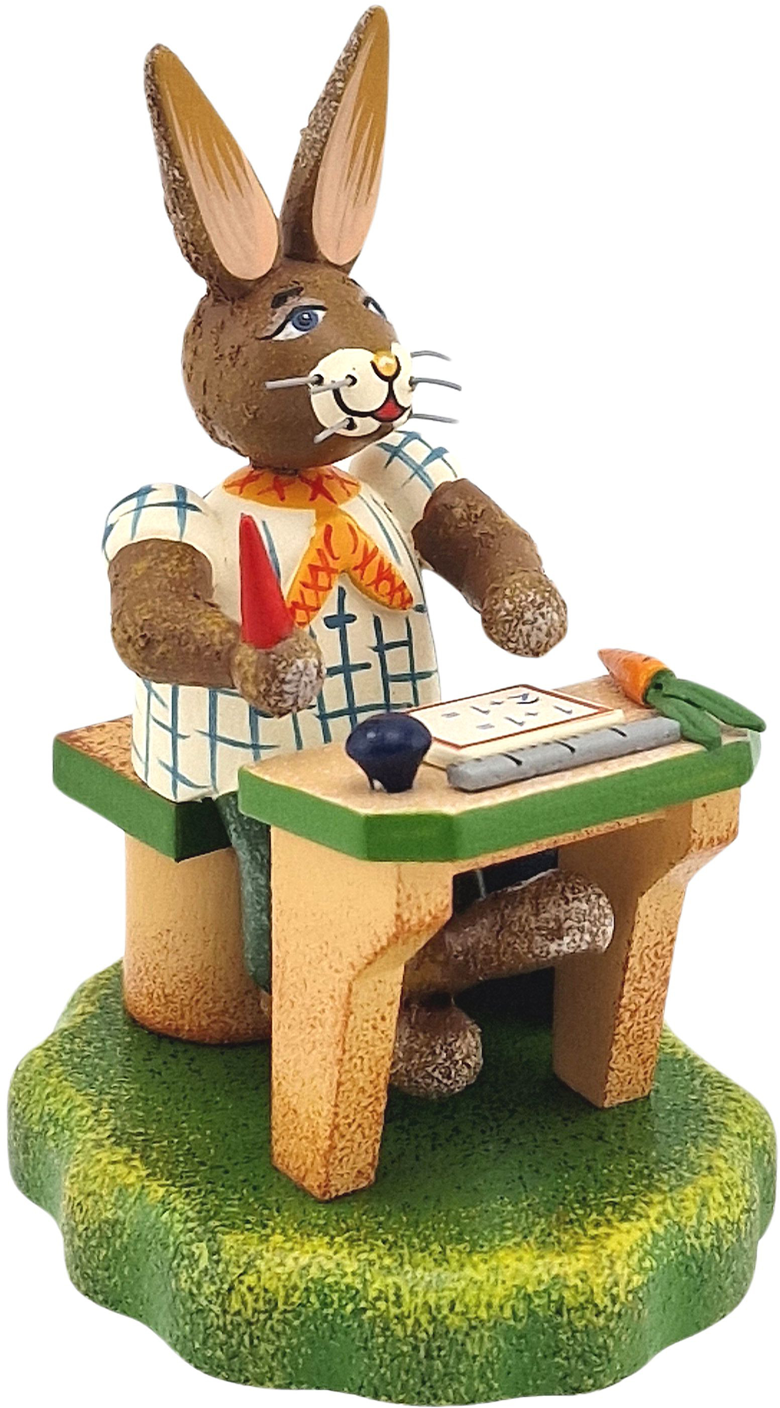 Hubrig Volkskunst Hasenland - Hasenschule - Unser schlauer Fritz