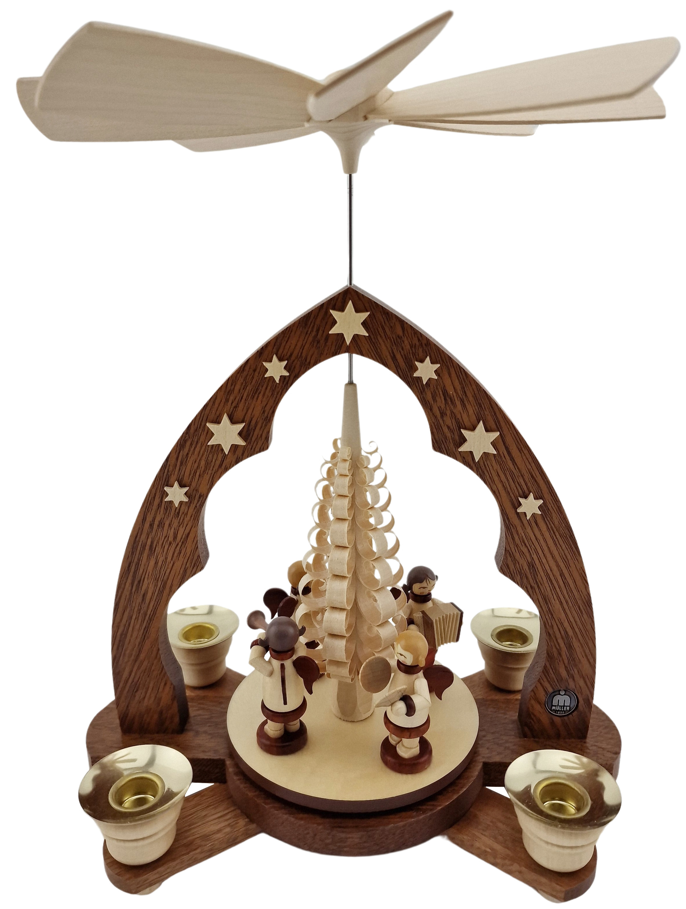 Kleinkunst Müller Pyramide Musikantenengel, Spitzbogen