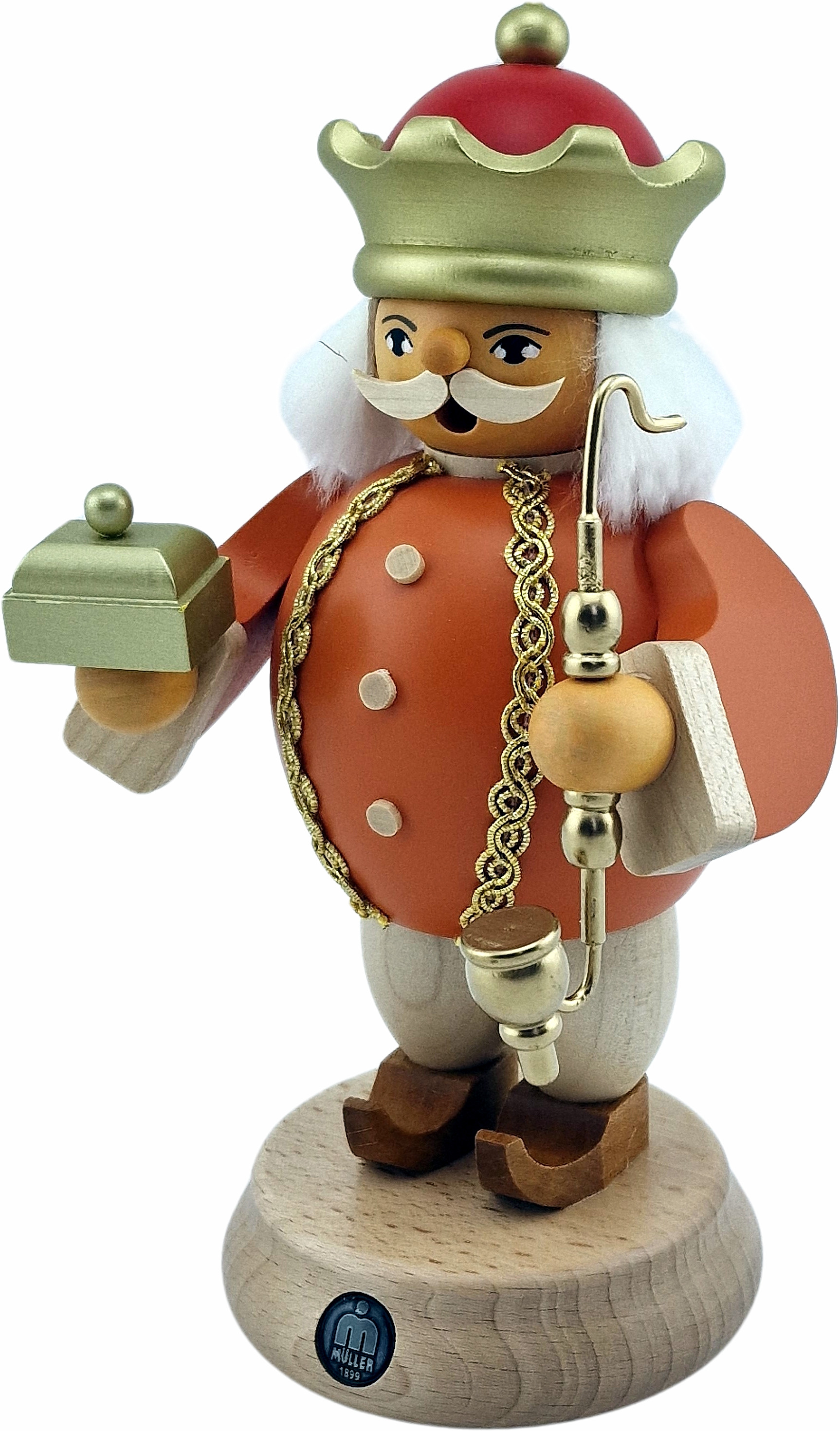 Kleinkunst Müller Räuchermann Melchior, mittelgroß