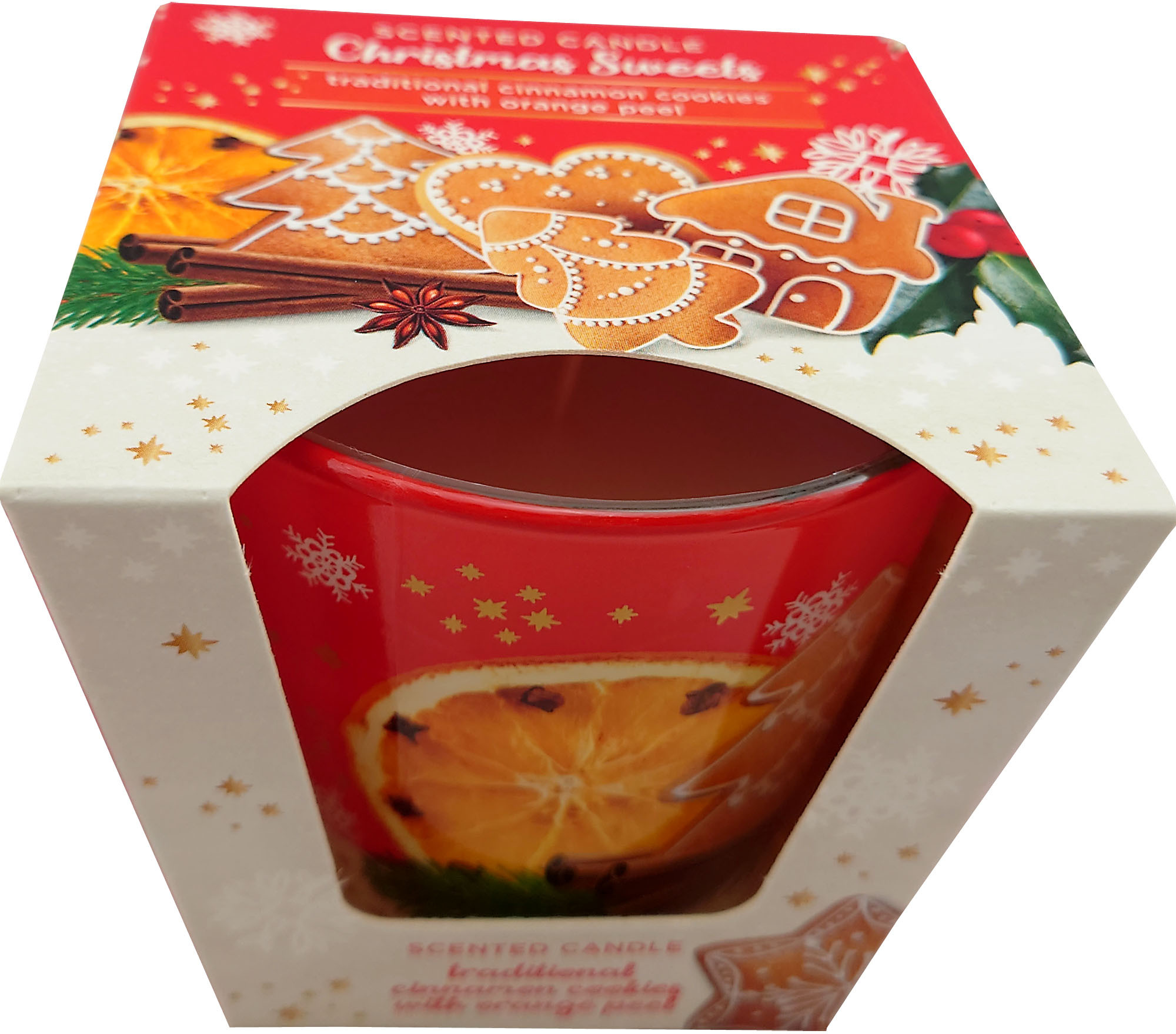 KNOX Duftkerze im Glas, Christmas Sweets - traditional cinnamon cookies with orange peel