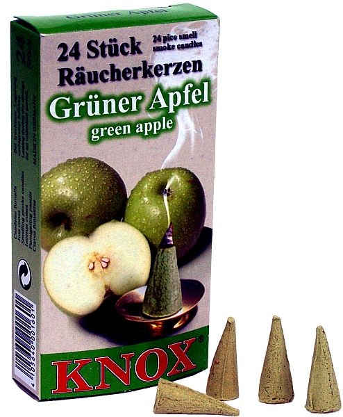 KNOX Räucherkerzen - grüner Apfel