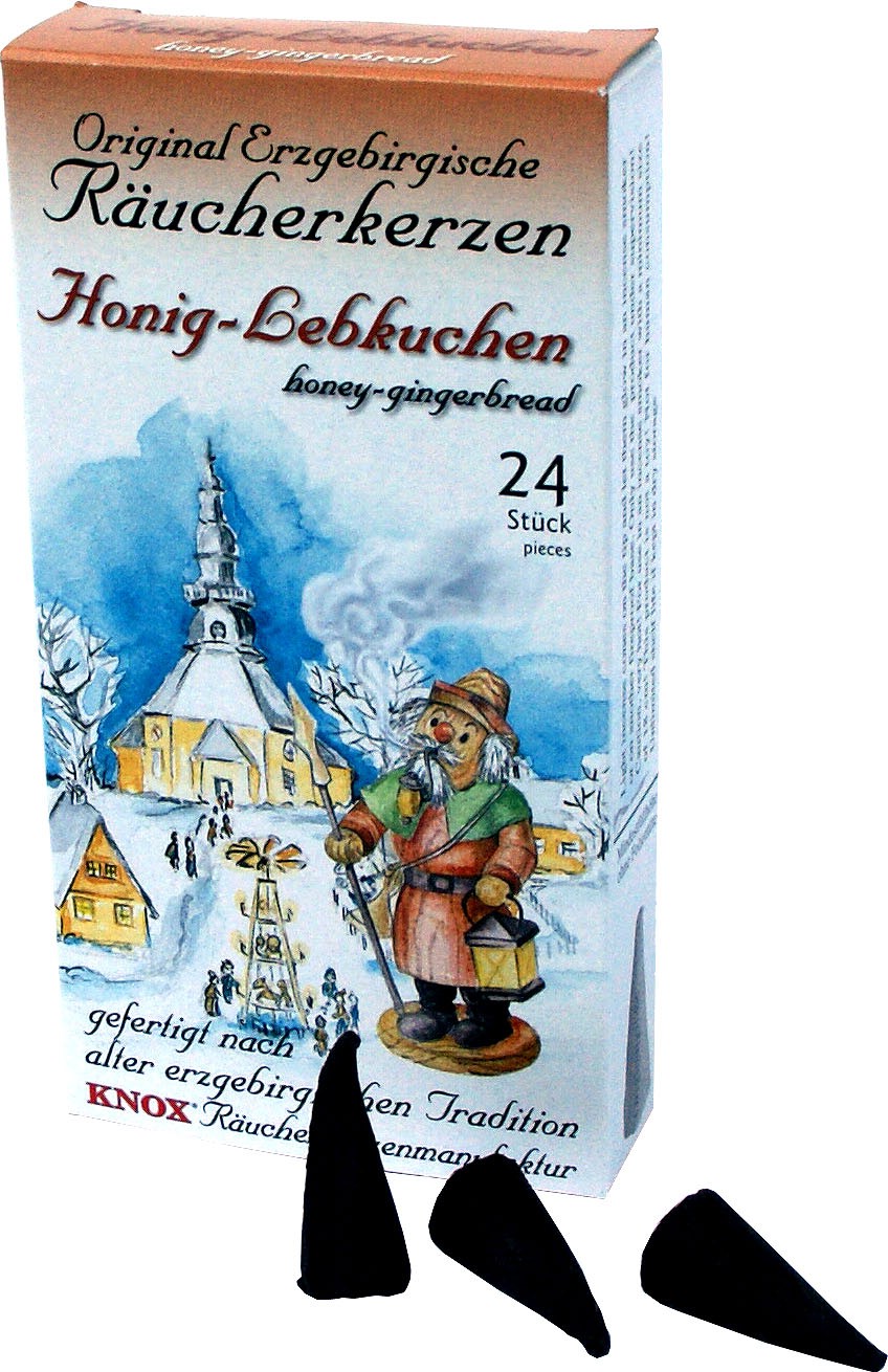 KNOX original erzgebirgische Räucherkerzen - Honig-Lebkuchen