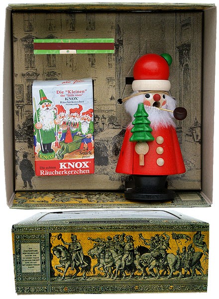Knox Räuchermann Weihnachtsmann im Geschenkkarton Knox Räuchermann Weihnachtsmann im Geschenkkarton