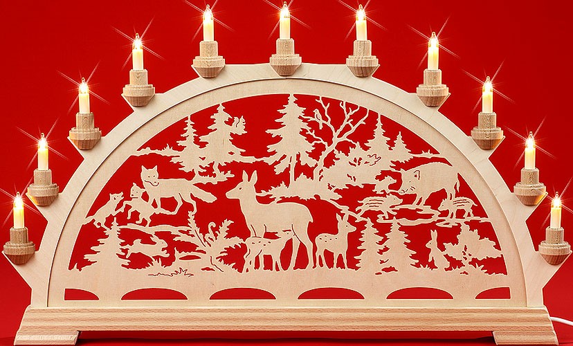 Taulin Schwibbogen Waldidyll 65cm