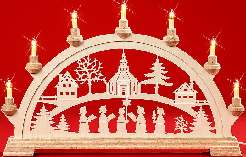 Taulin elektr. Schwibbogen Seiffener Kirche