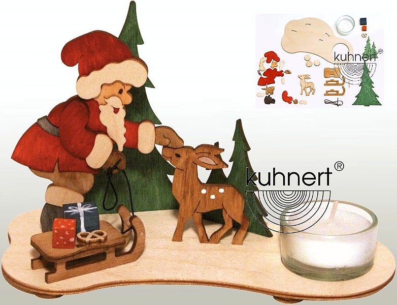 Bastelset Für 6 Weihnachtsmänner - DIY Wichtel & Perlenengel Als Weihnachtsanhänger