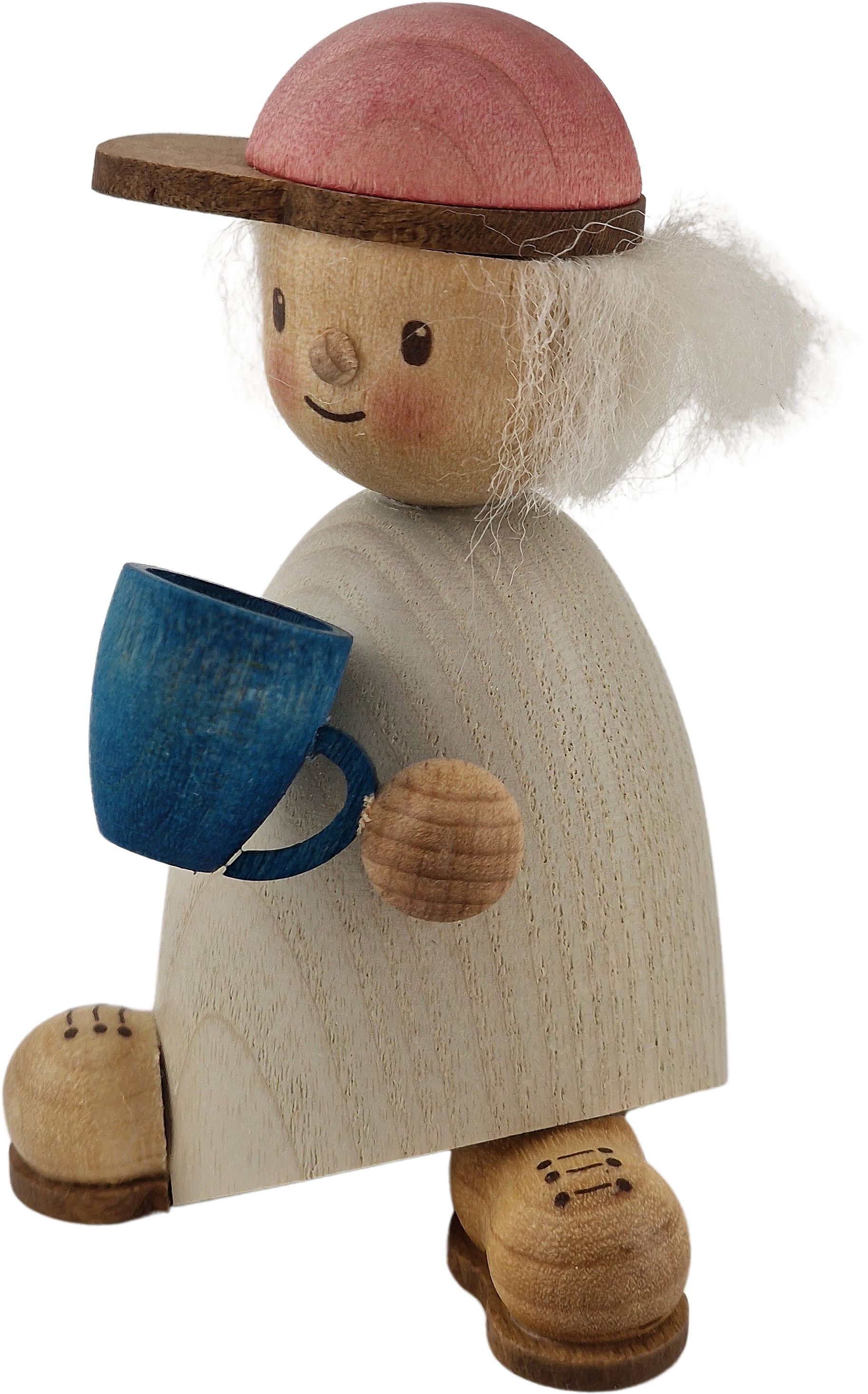 Drechslerei Kuhnert Finn mit Tasse