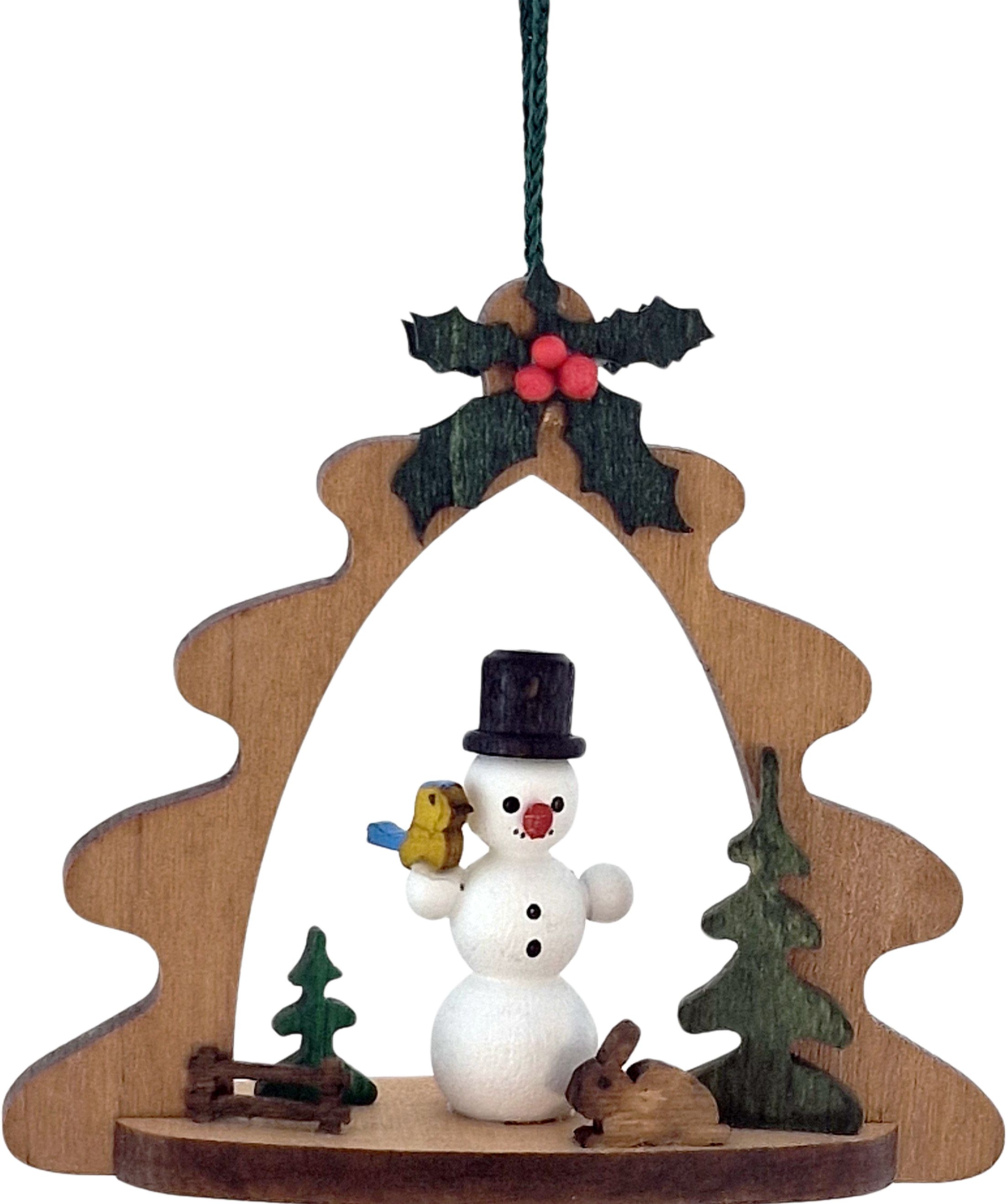 Drechslerei Kuhnert Baumschmuck Schneemann