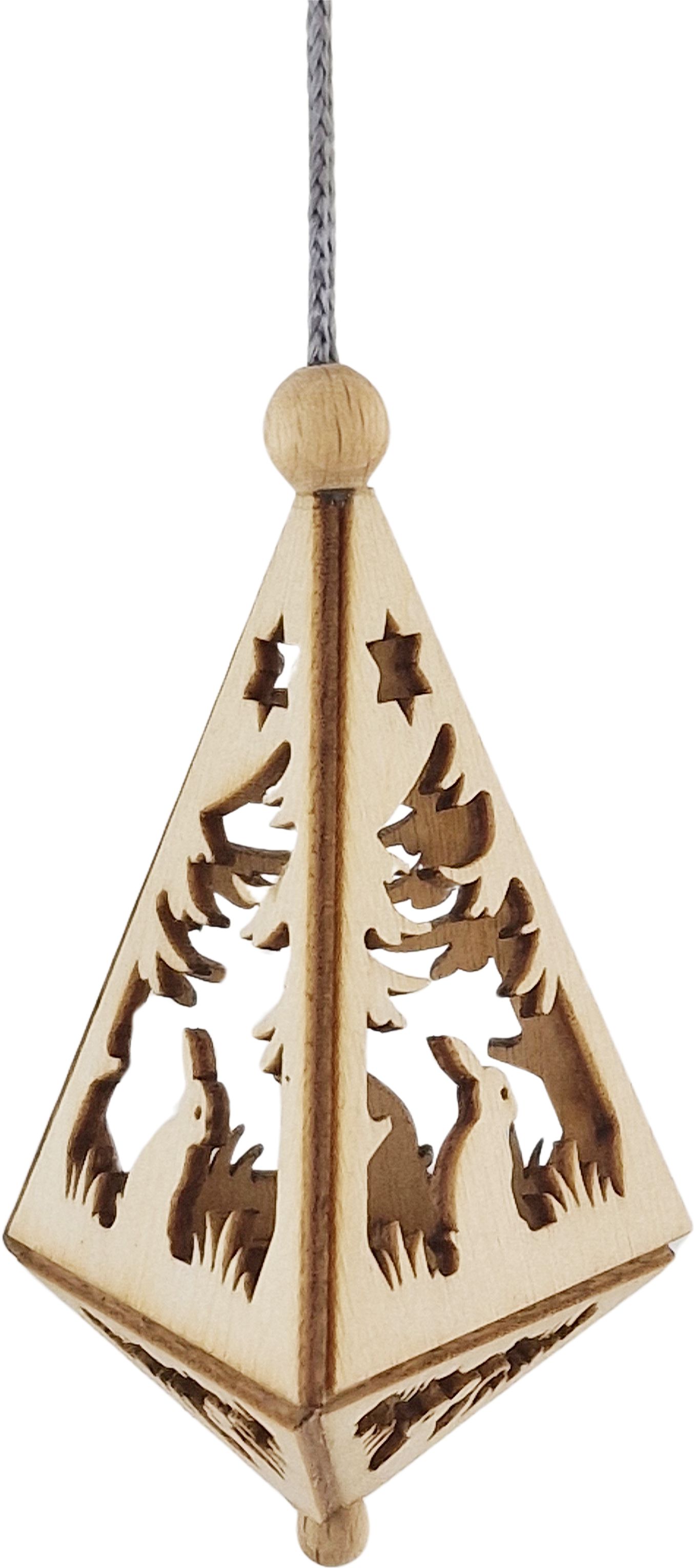 Drechslerei Kuhnert Baumschmuck Pyramide 1