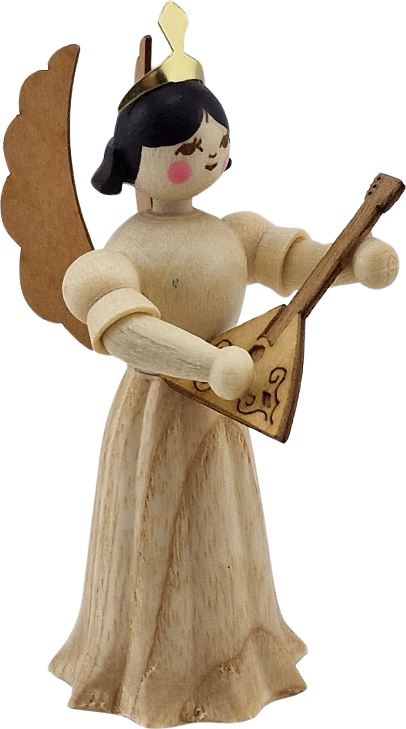 Drechslerei Kuhnert Konzertengel Sortiment 7, natur - Balalaika