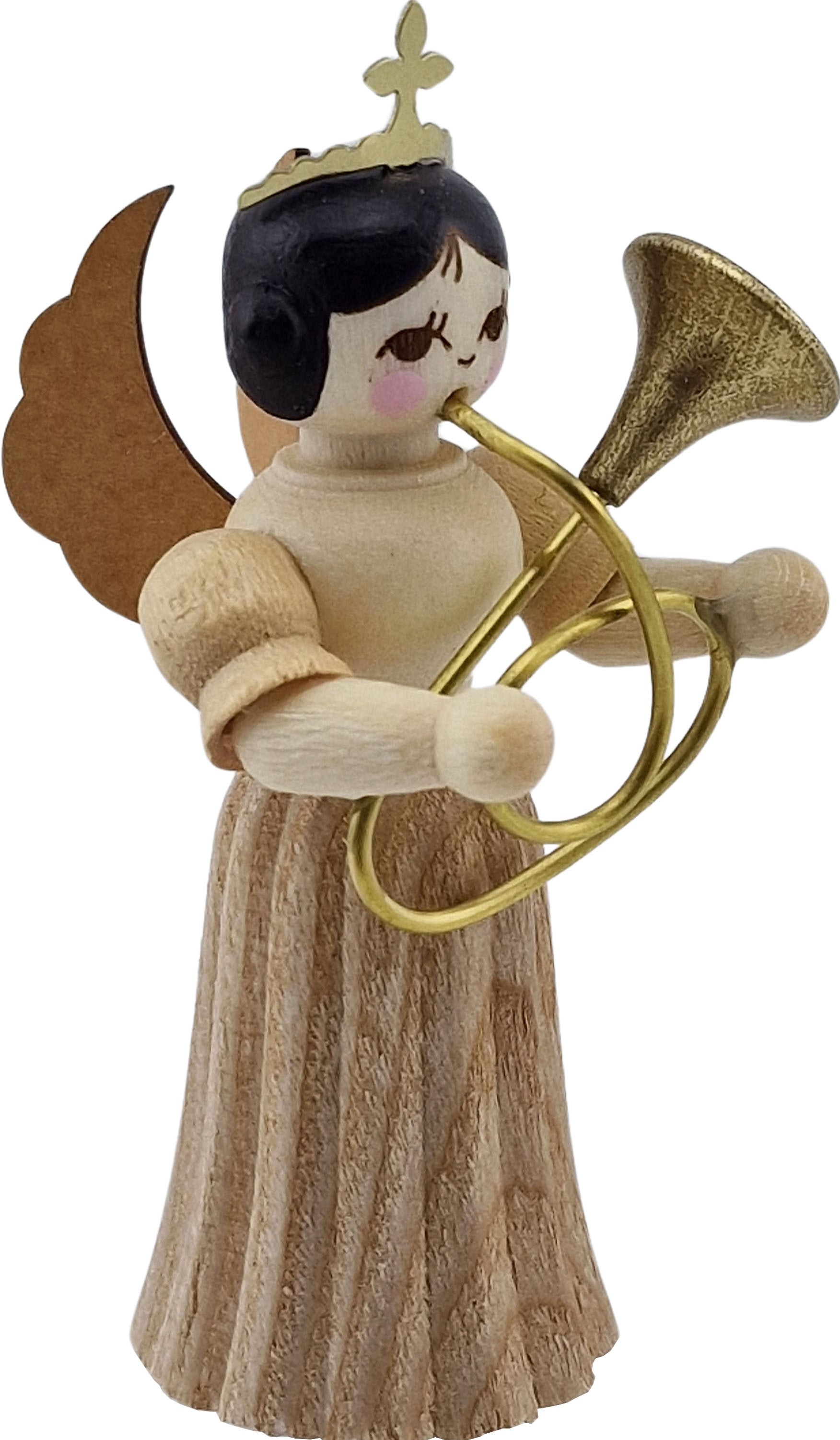Drechslerei Kuhnert Konzertengel Sortiment 5, natur, klein - Tenorhorn