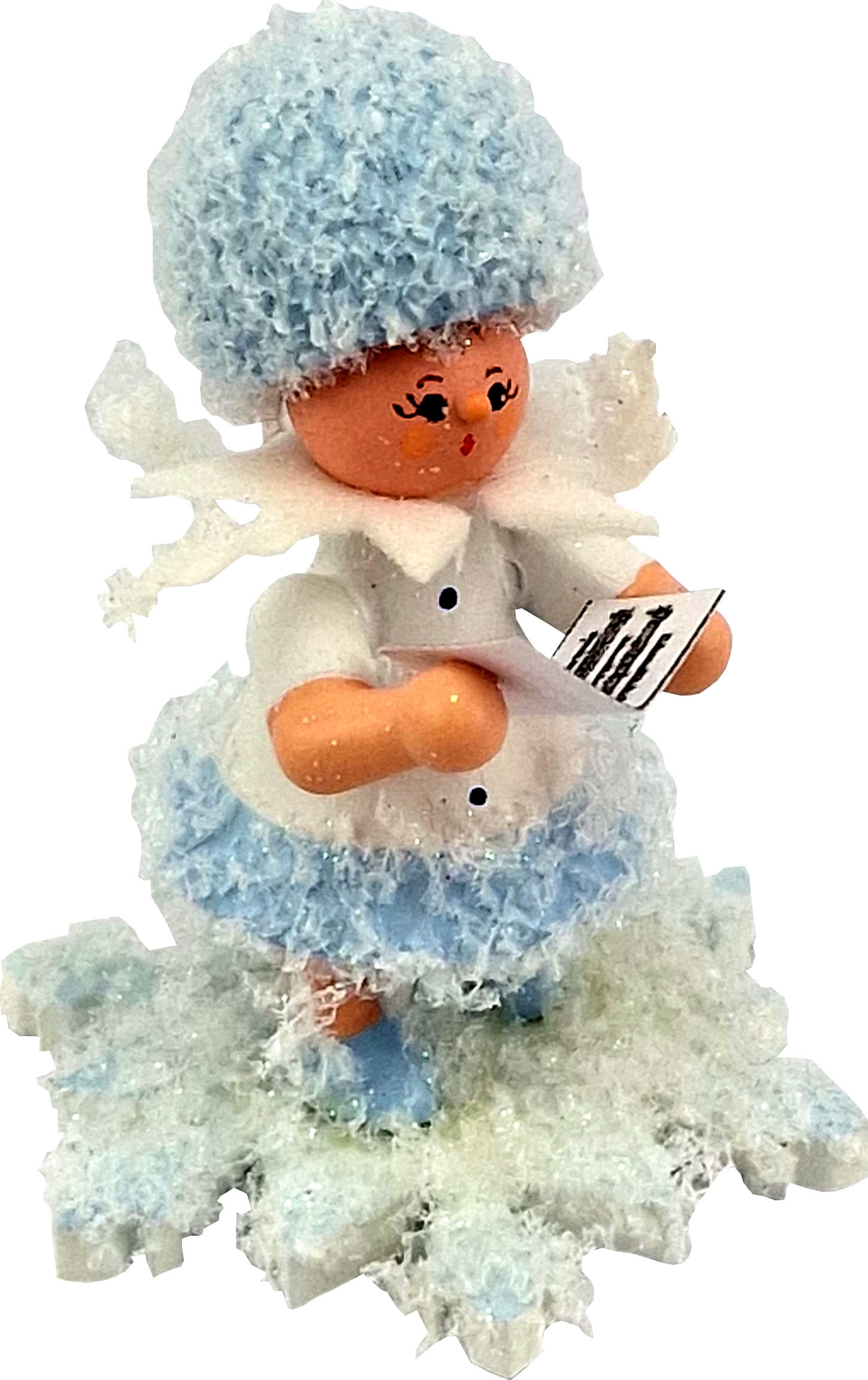 Drechslerei Kuhnert Schneeflöckchen mit Liederbuch