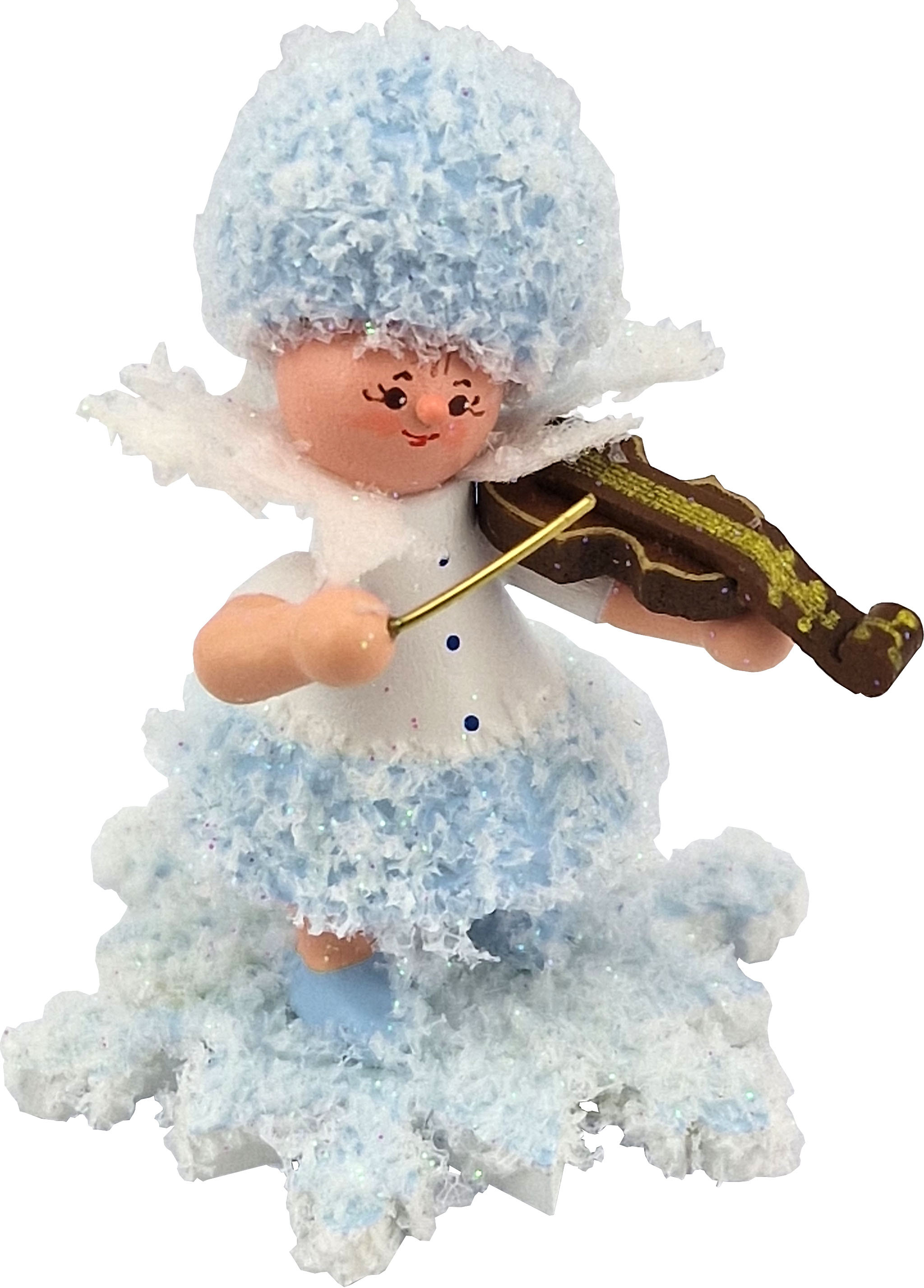 Drechslerei Kuhnert Schneeflöckchen mit Geige