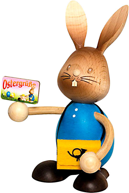 Drechslerei Kuhnert Stupsi Hase Postbote
