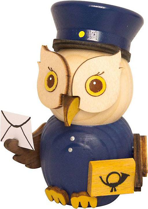 Drechslerei Kuhnert Mini-Eule Postbote
