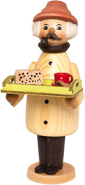 Drechslerei Kuhnert Räuchermann Weihnachtsbäcker, 17 cm