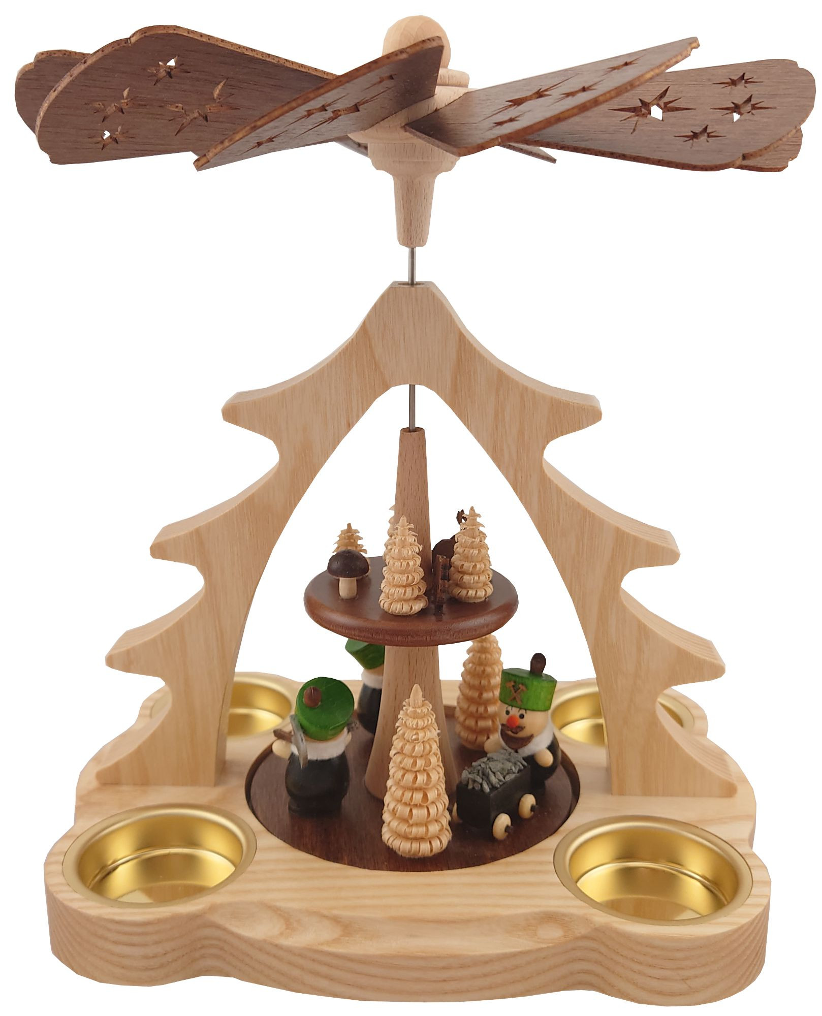 HoDreWa Legler Pyramide Bergleute, 3 Stück
