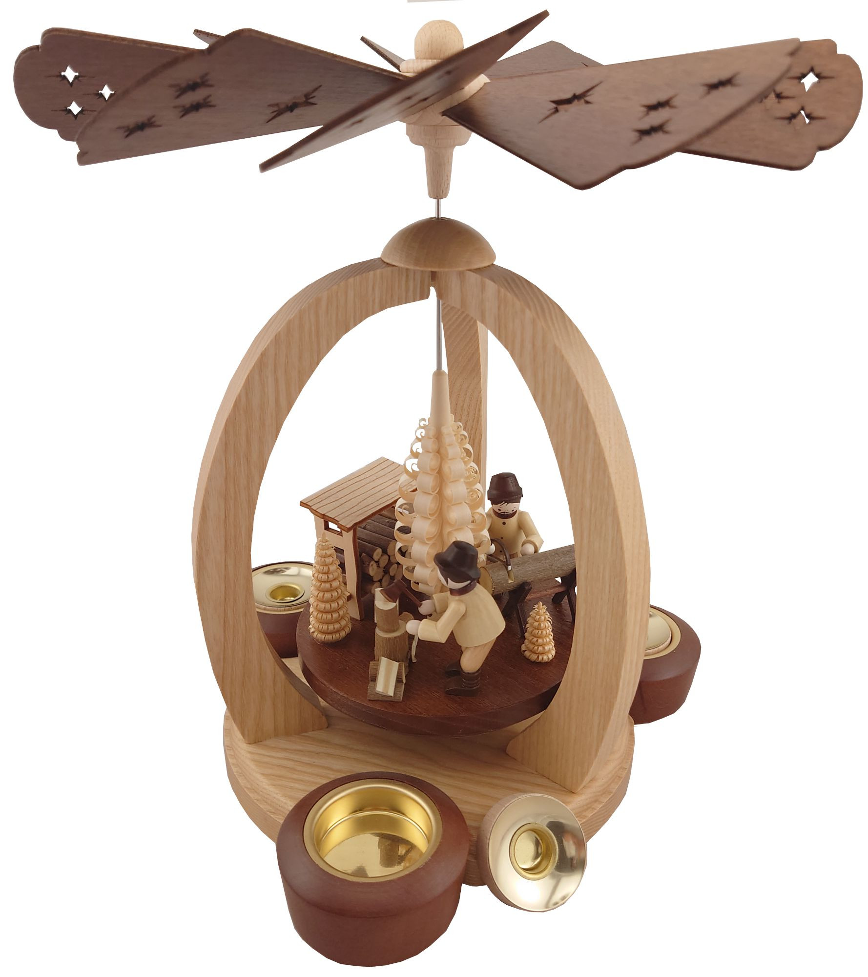 HoDreWa Legler Pyramide Holzleute