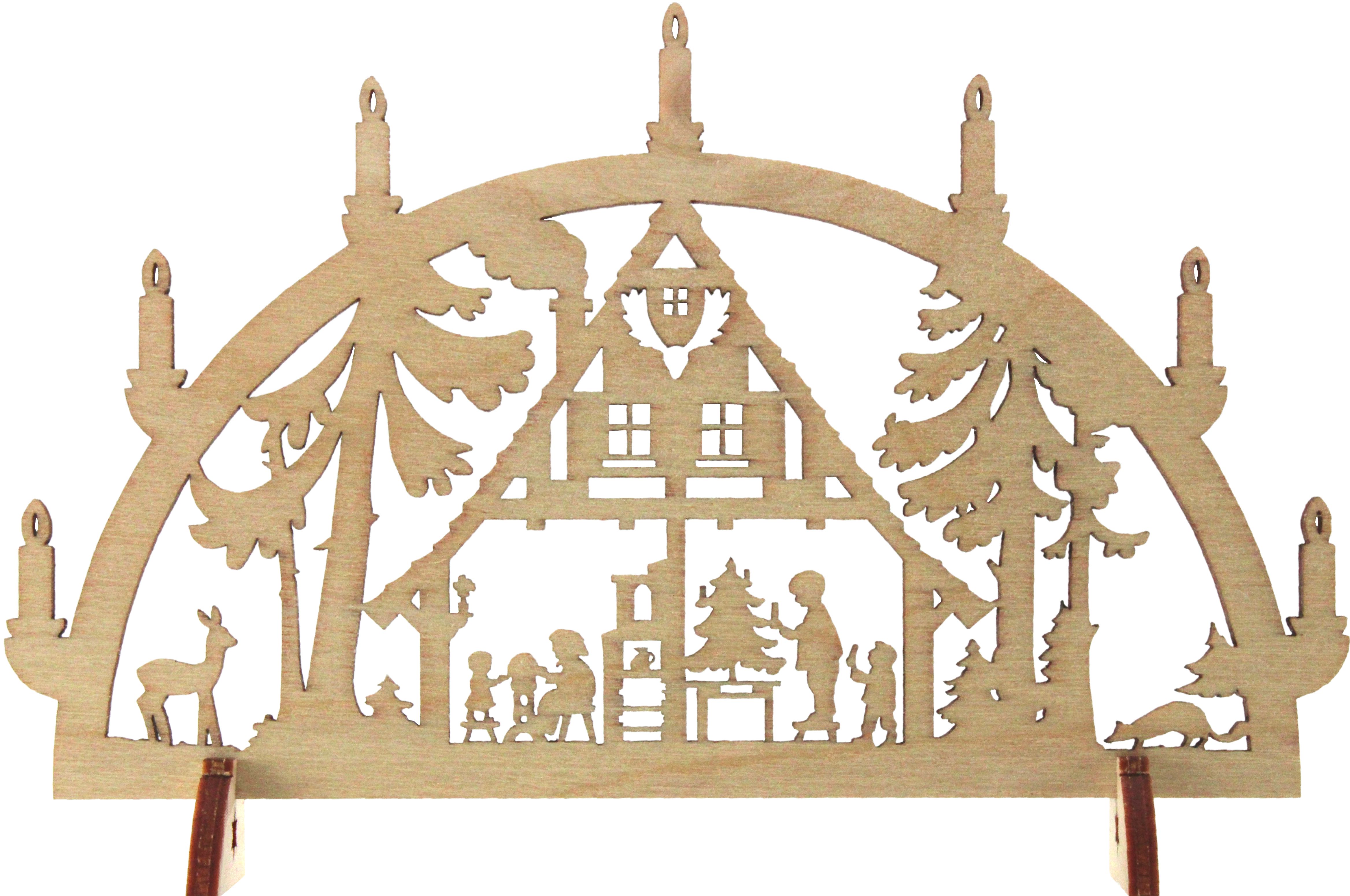 Minischwibbogen Motiv Waldhaus
