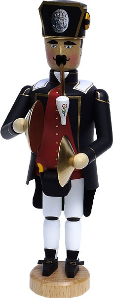 incense smoker, miner musician with cymbals incense smoker, miner musician with cymbals