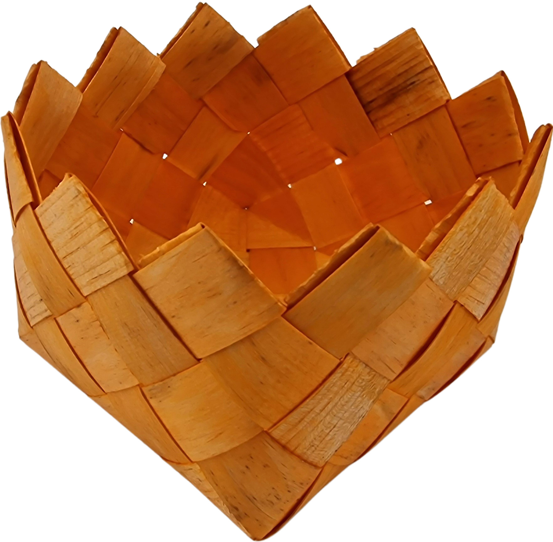 Nestler Spankorb mit Zacken orange, 15 cm
