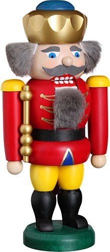Seiffener Volkskunst eG Nussknacker König, rot