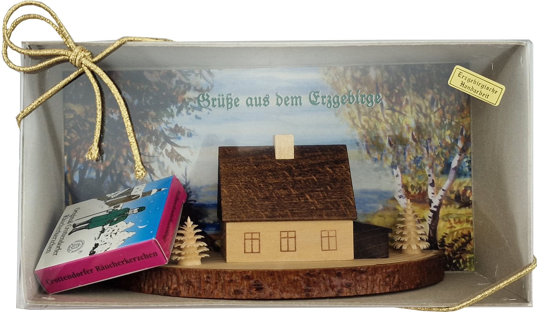Seerig Räucherhäuschen im Geschenkkarton