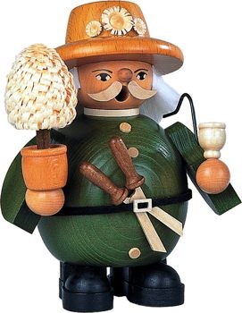 Kleinkunst Müller Räuchermann Gärtner, klein