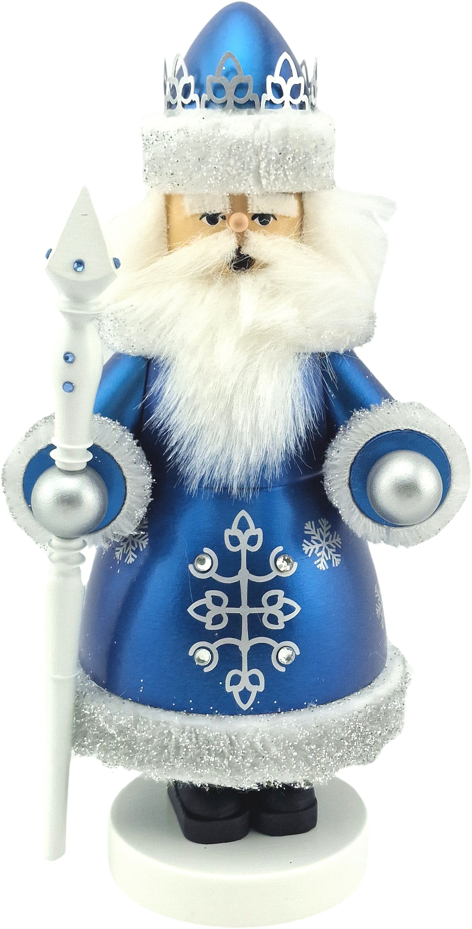 Erzgebirge Richard Glässer Rauchmann Schneemann auf Skiern in Rheinland