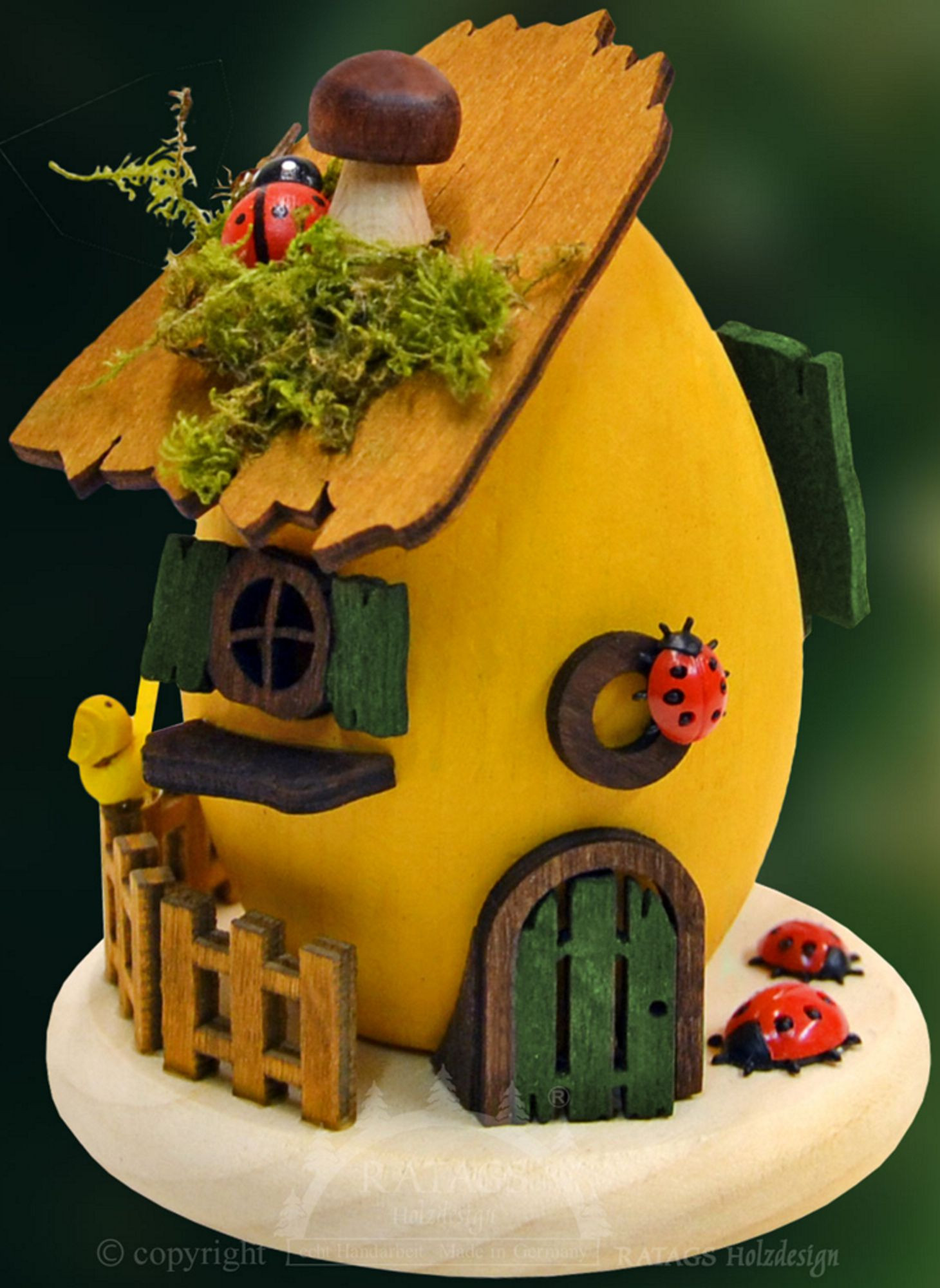 Ratags Mini-Räucherhaus, Glückskäfertreff
