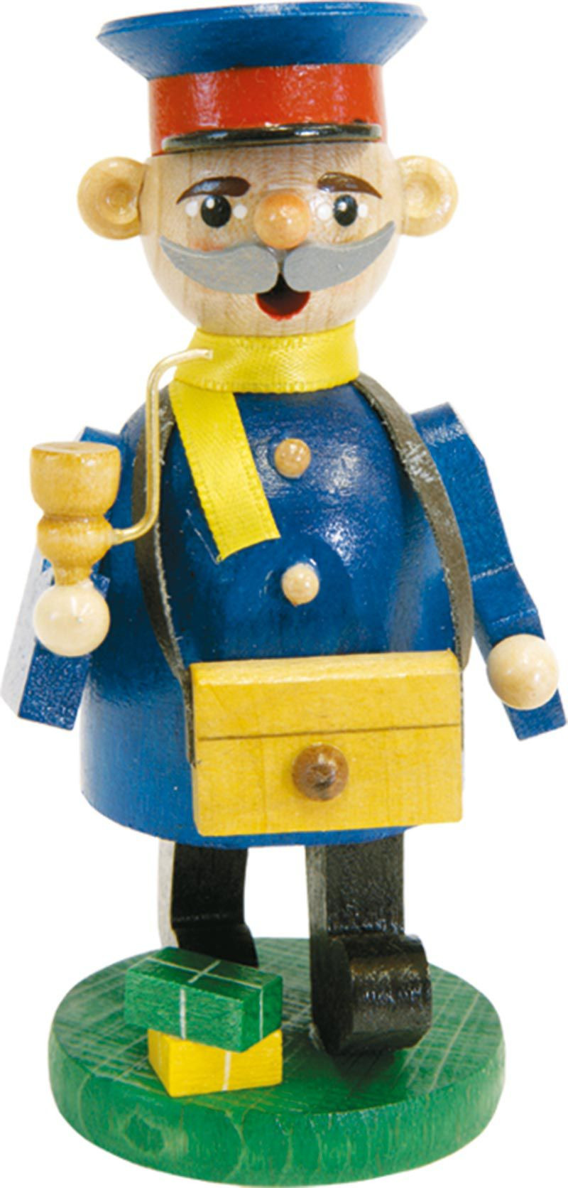 Richard Glässer Mini-Räuchermann Postbote