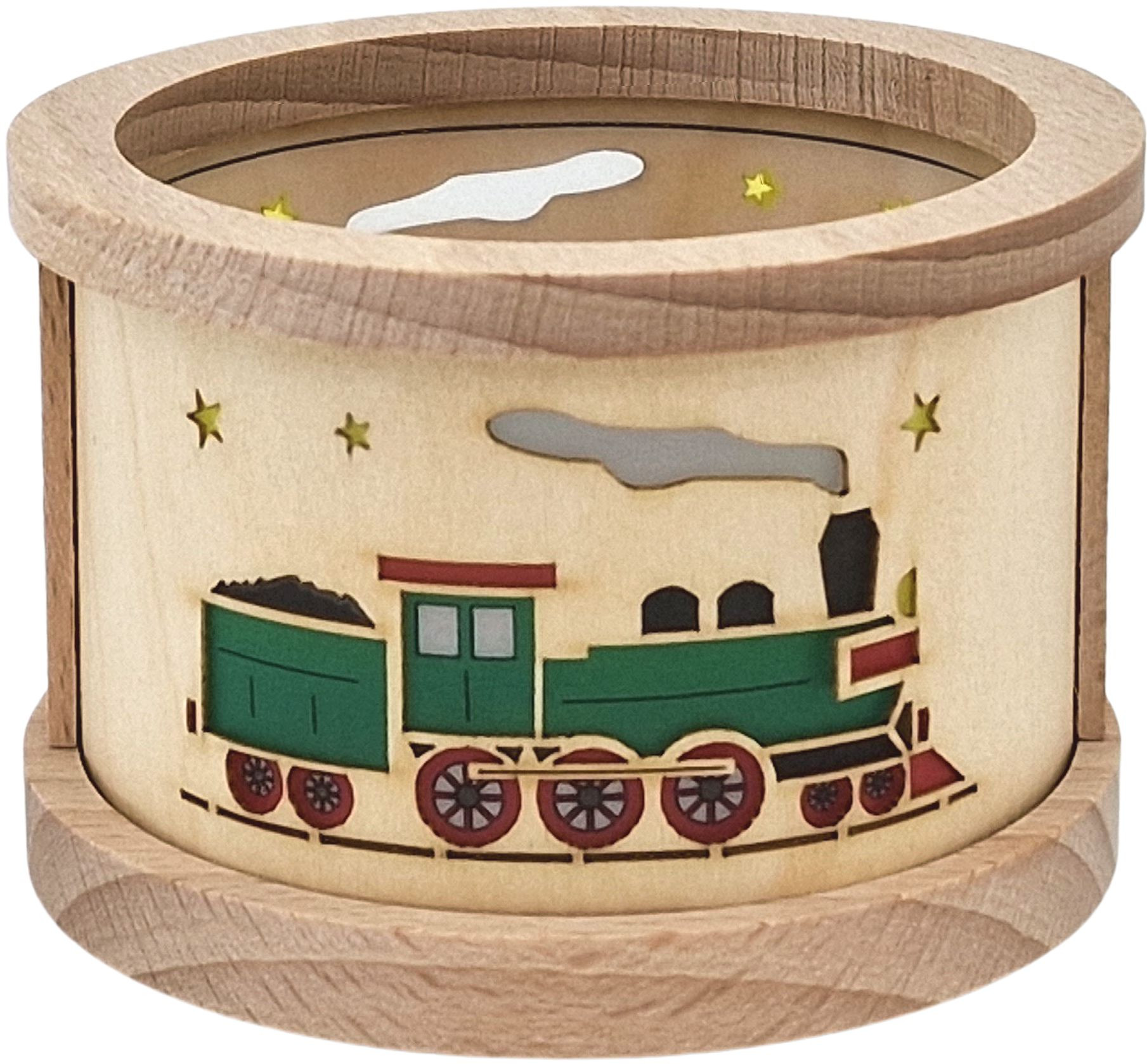 Richard Glässer Teelichtlaterne Eisenbahn