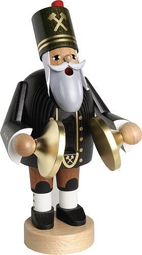 incense smoker, miner with sleigh bells incense smoker, miner with sleigh bells