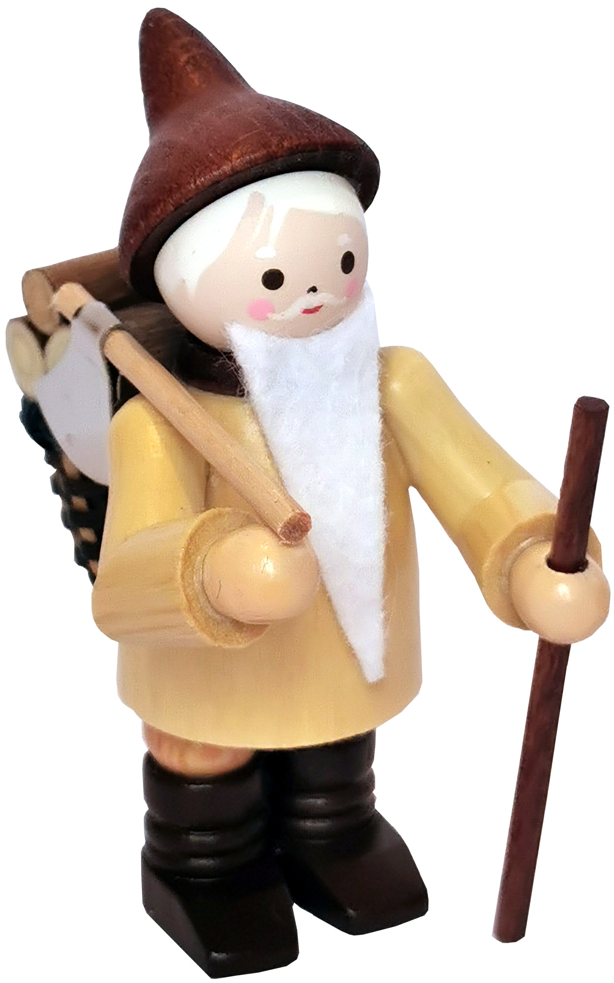 Romy Thiel Holzfigur Waldwichtel natur